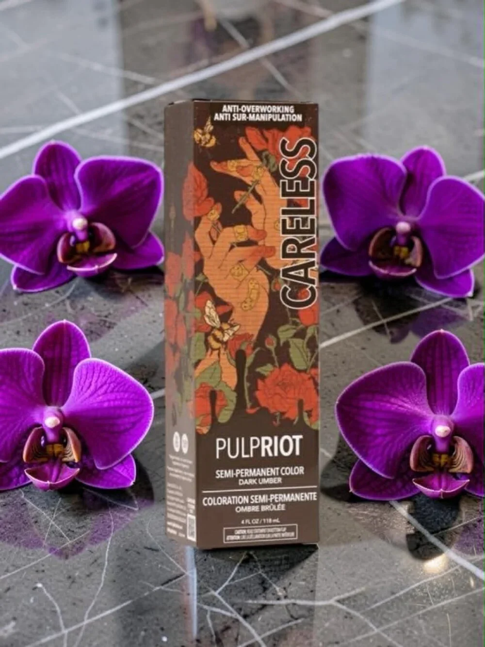 Pulp Riot Carless Dark Umber Coloration Semi Permanent 4 oz